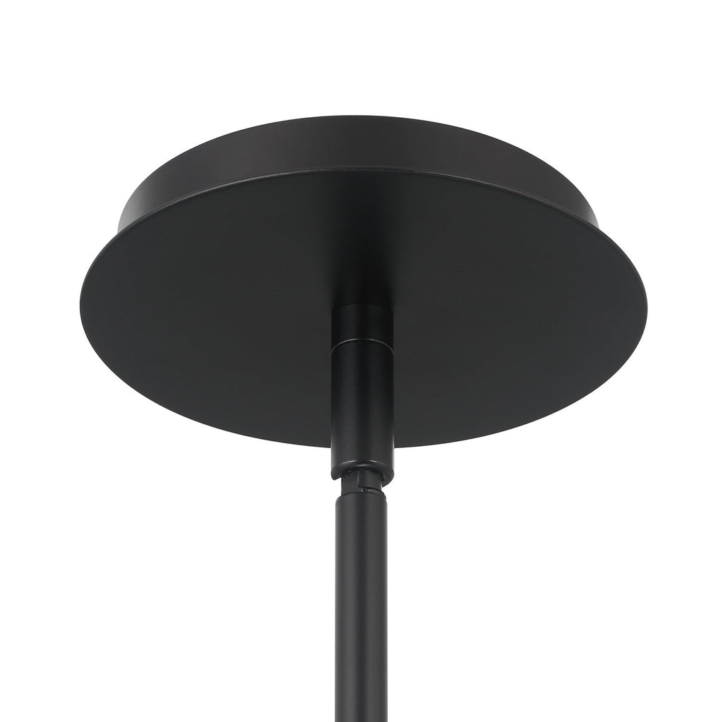 Mason 4 Light Chandelier 32", Matte Black