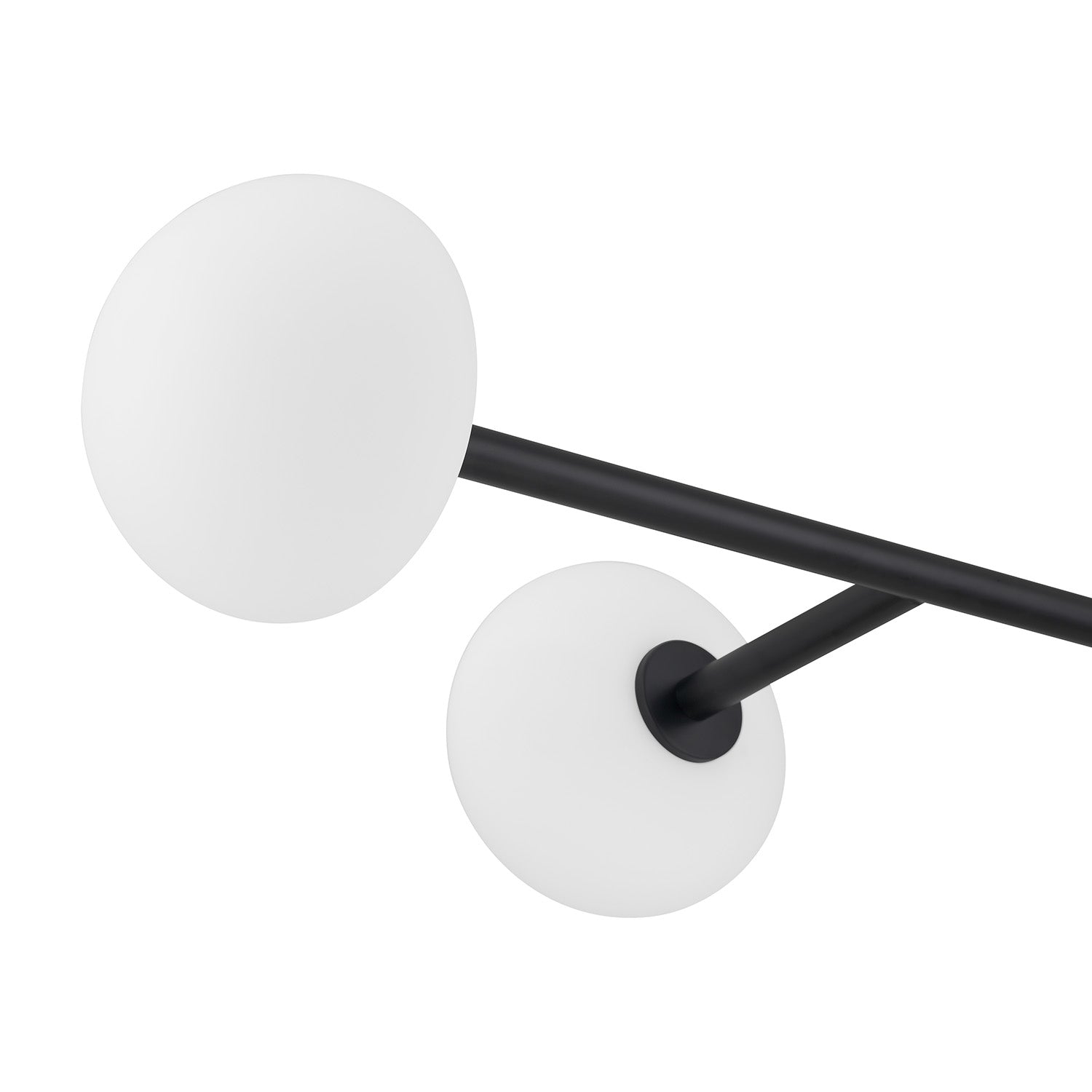 Vince 4 Light Linear Pendant 40", Matte Black