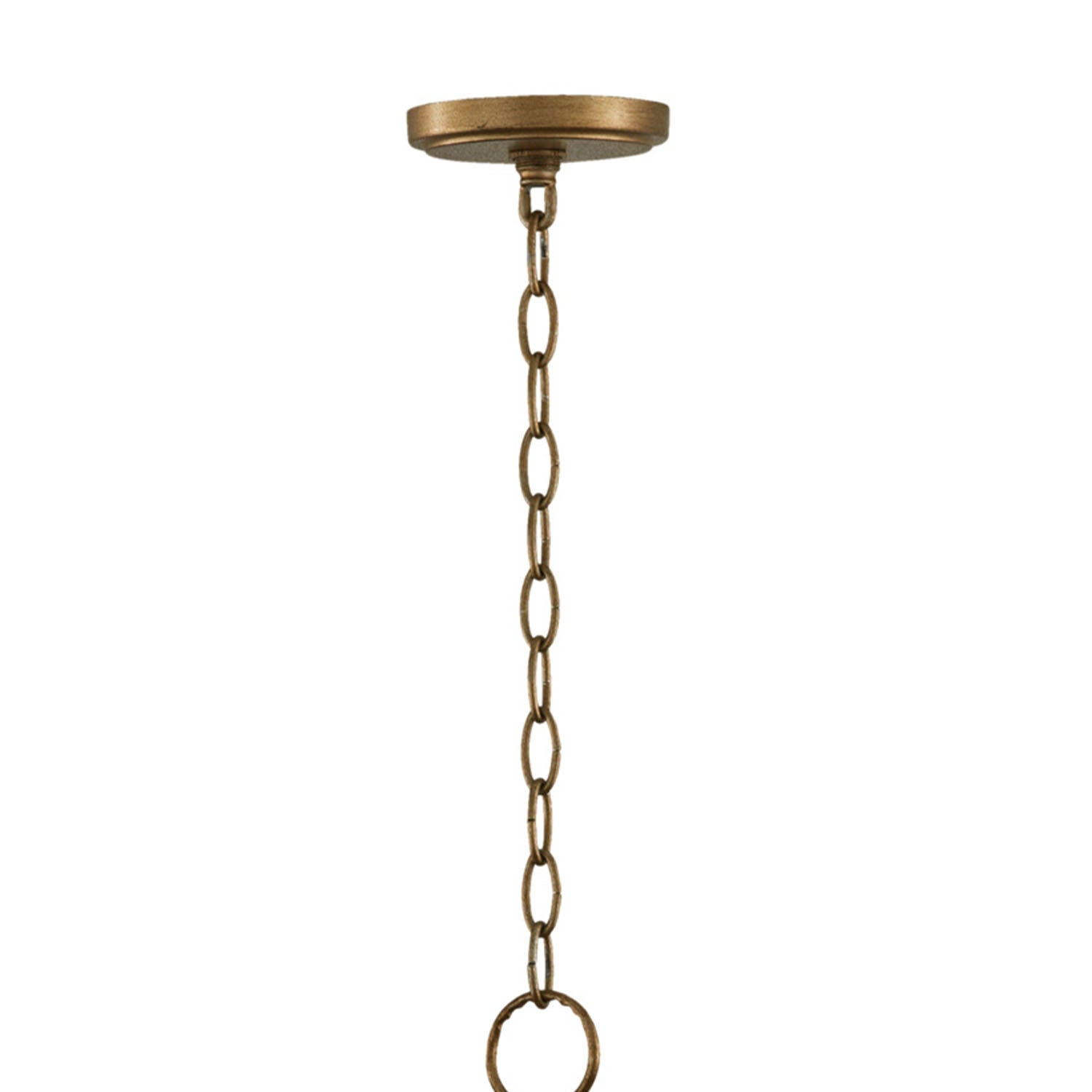 Reed Chandelier 30", Textured Brushed Brass