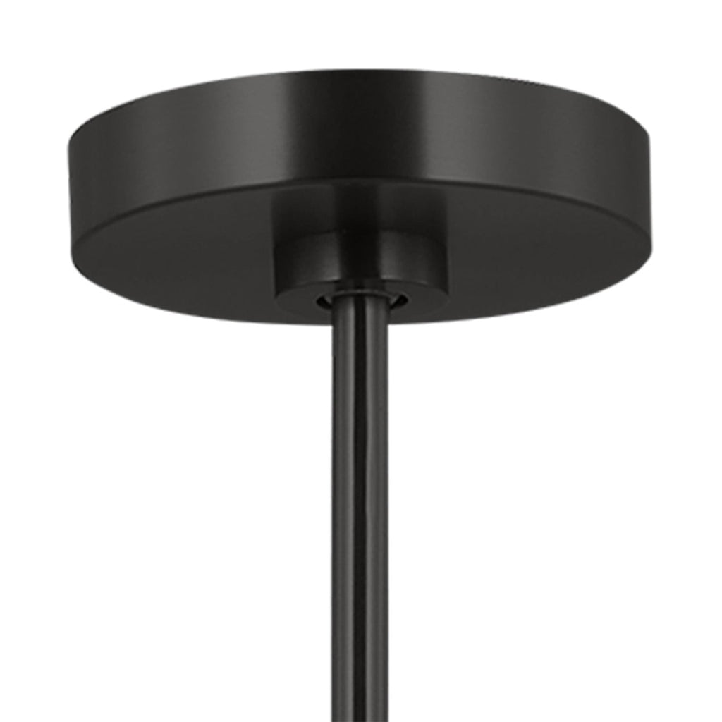 Ferris Large Chandelier 35", Matte Black