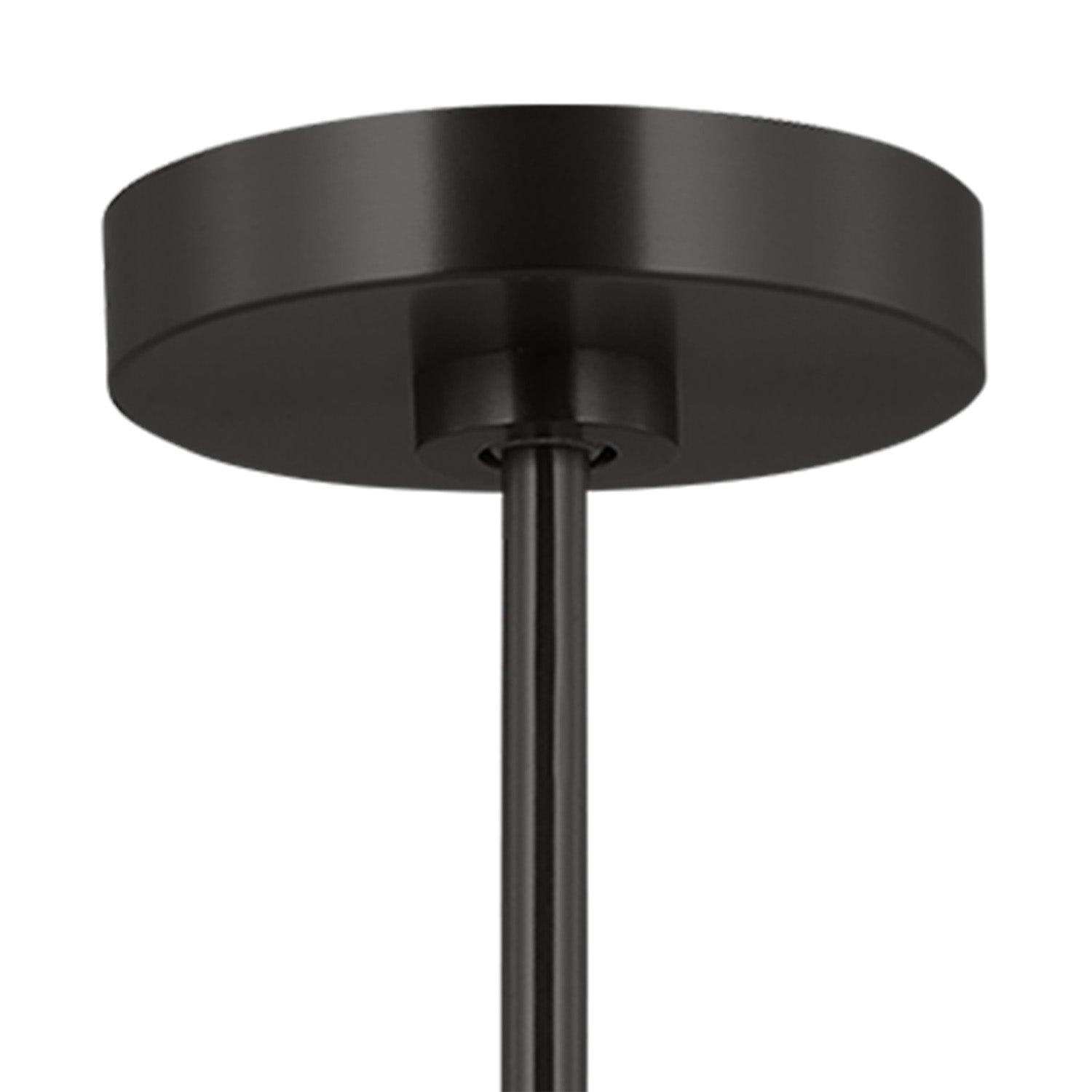 Ferris Large Chandelier 35", Matte Black
